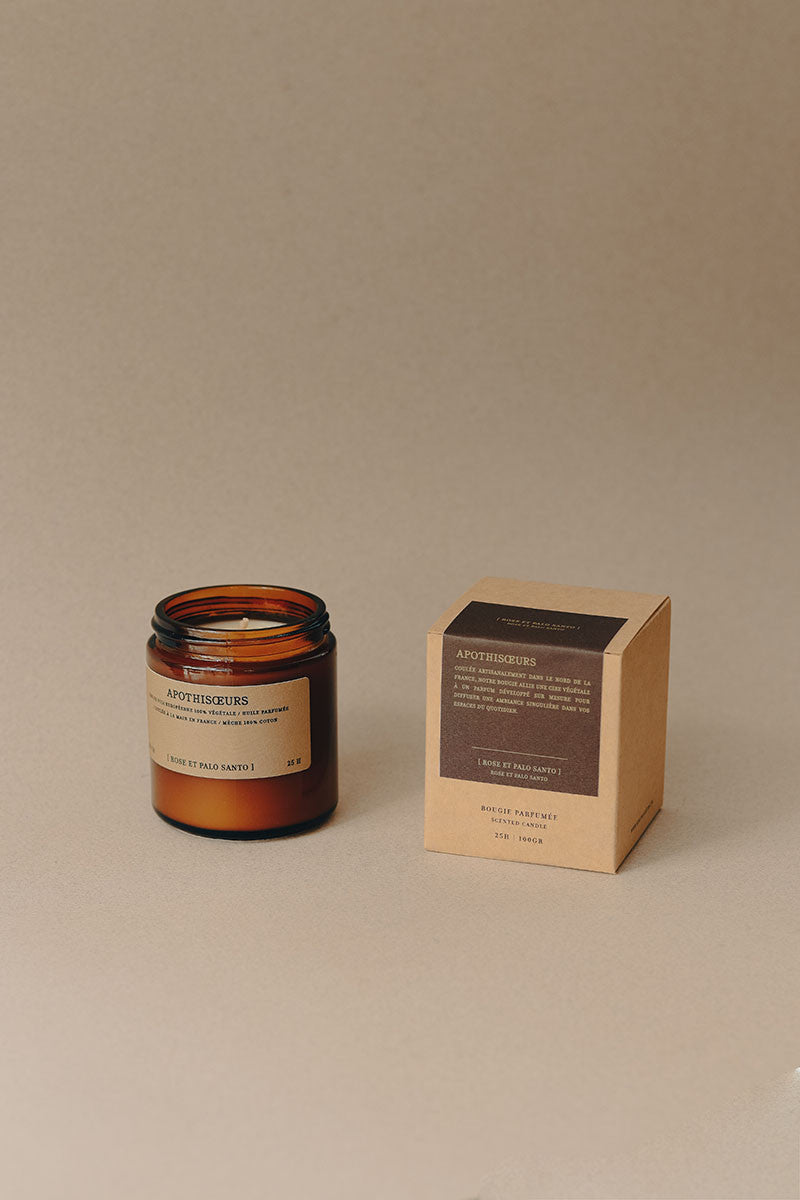 Apothisoeurs Rose and Palo Santo Candle