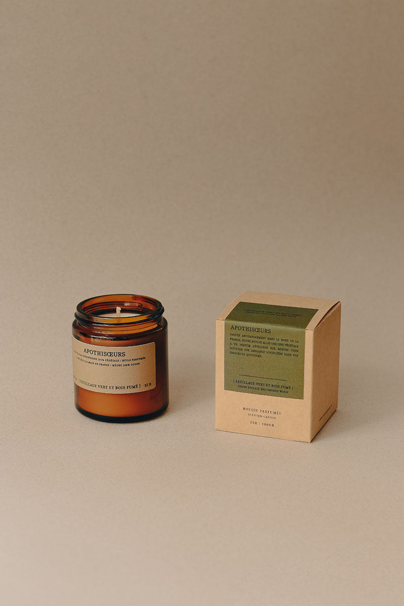 Apothisoeurs Green Foliage and Smoked Wood Candle