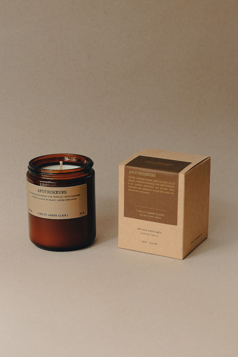 Apothisoeurs Iris and Light Amber Candle
