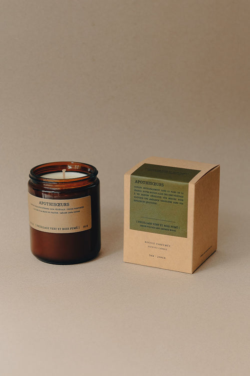 Apothisoeurs - Green Foliage and Smoked Wood Candle