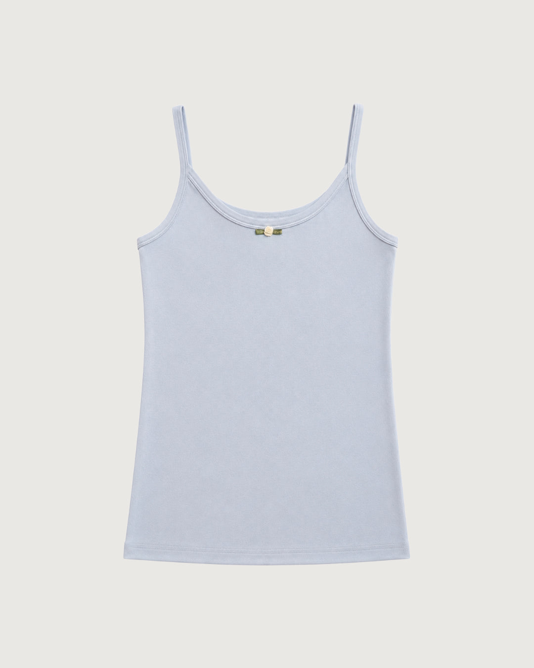 Light Blue Seamless Cotton Tank Top | Avet
