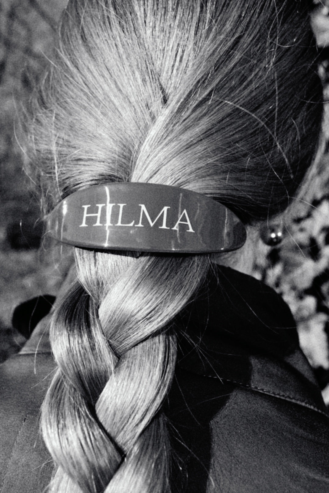 Hilma Logo Barrette Hair Clip