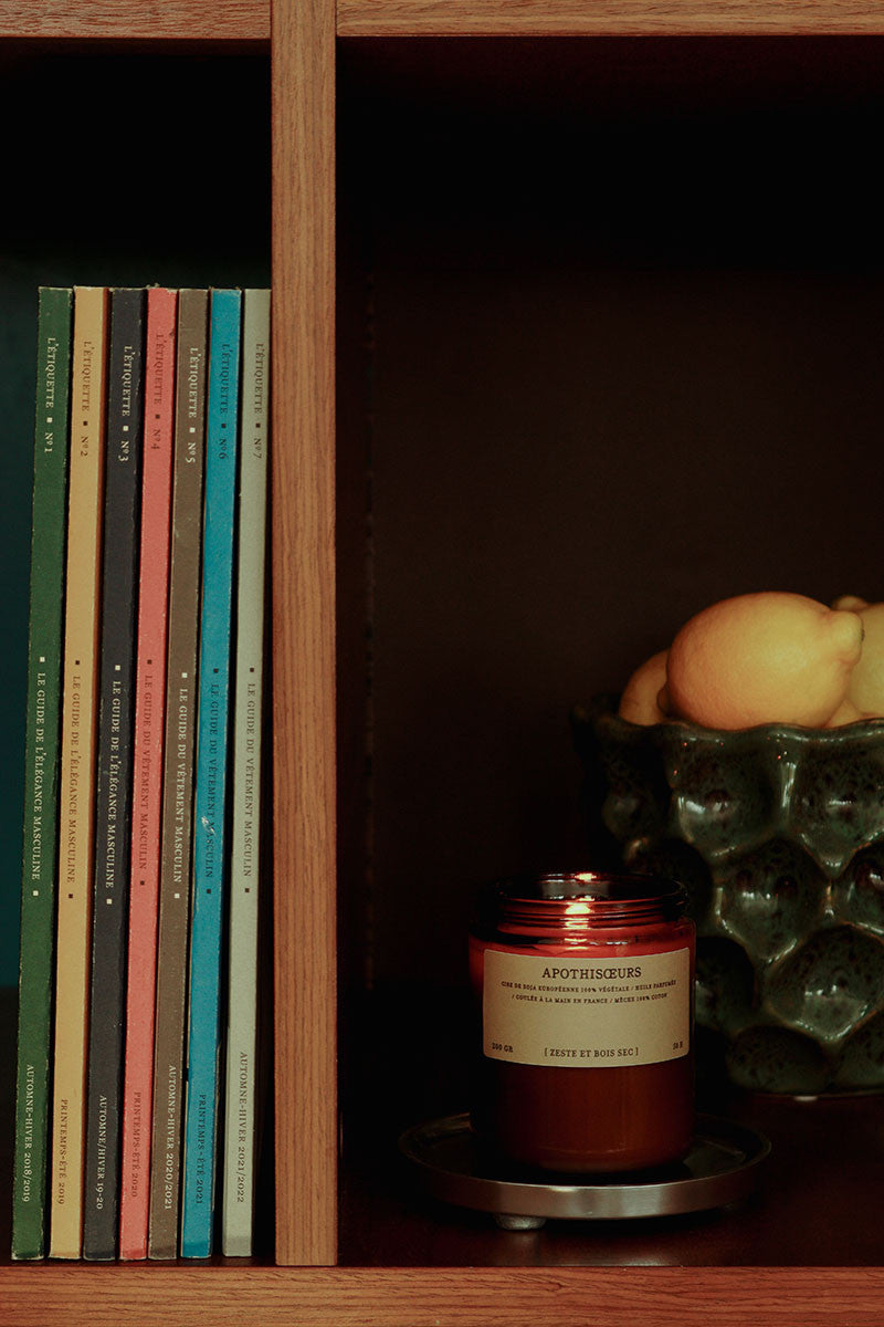 Bougie Apothisoeurs Zeste d'agrumes et bois sec